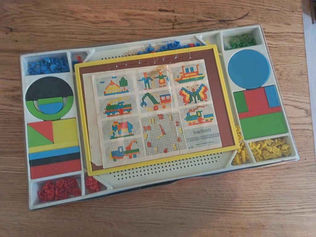 Herbart Tinki-Mosaik Mozaïekspel - Made in Western Germany, Ophalen of Verzenden, Gebruikt, Puzzelen