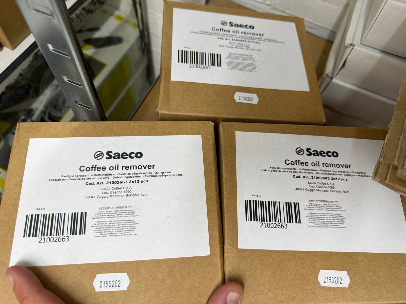 72x Saeco Koffieolie Verwijderingstabletten (720 stuks), Nl, Nieuw, Ophalen of Verzenden, Info