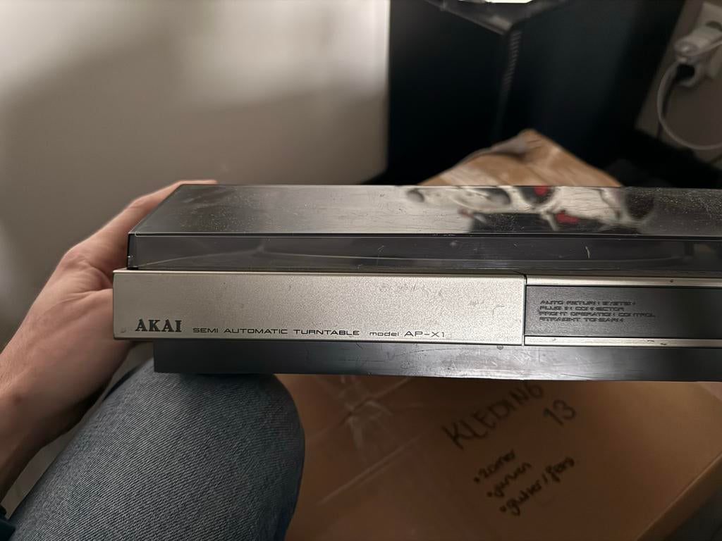 Akai AP-X1 Platenspeler - Werkt perfect!, Audio, Tv en Foto, Platenspelers, Ophalen, Gebruikt, Platenspeler, Akai