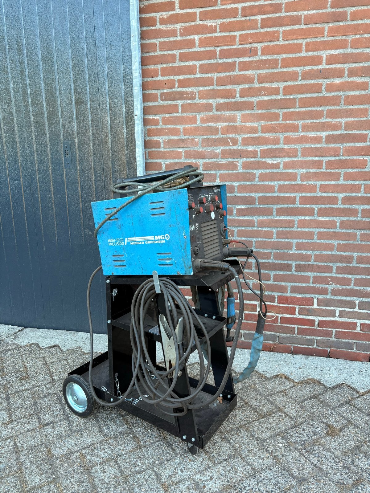 MIG/TIG 150 DC Inverter Lasapparaat met toebehoren, Ophalen, Gebruikt, Minder dan 150 ampère, Tig