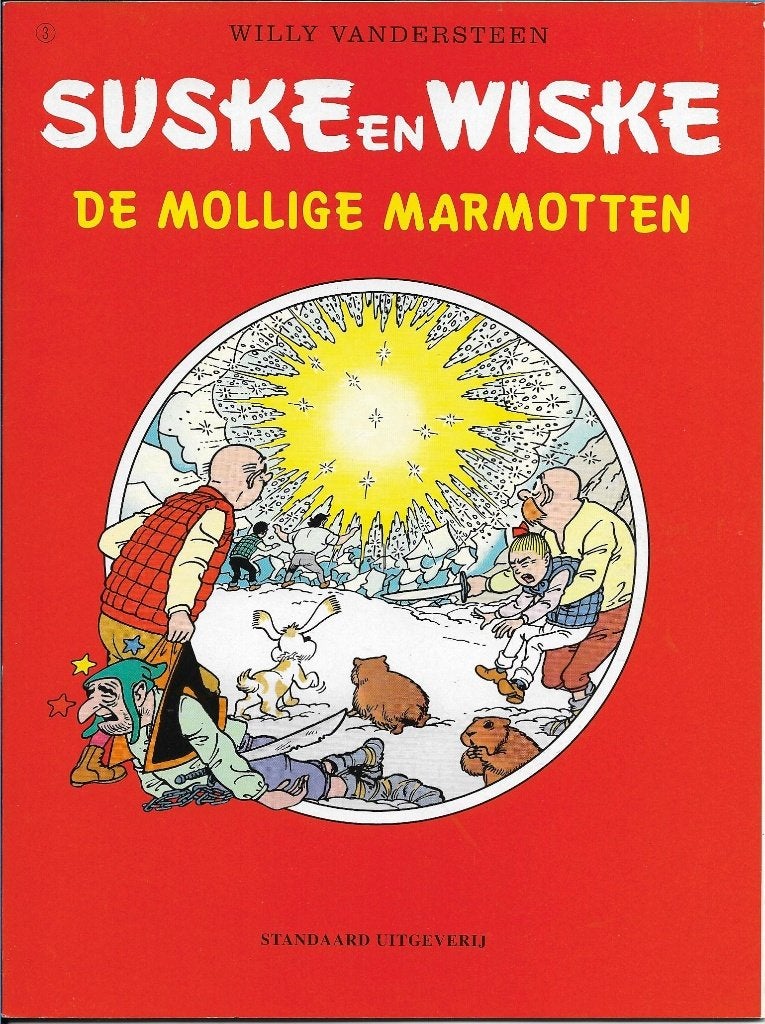 Suske en Wiske - De mollige marmotten (nr3 AH), Eén stripboek, Ophalen of Verzenden, Gelezen