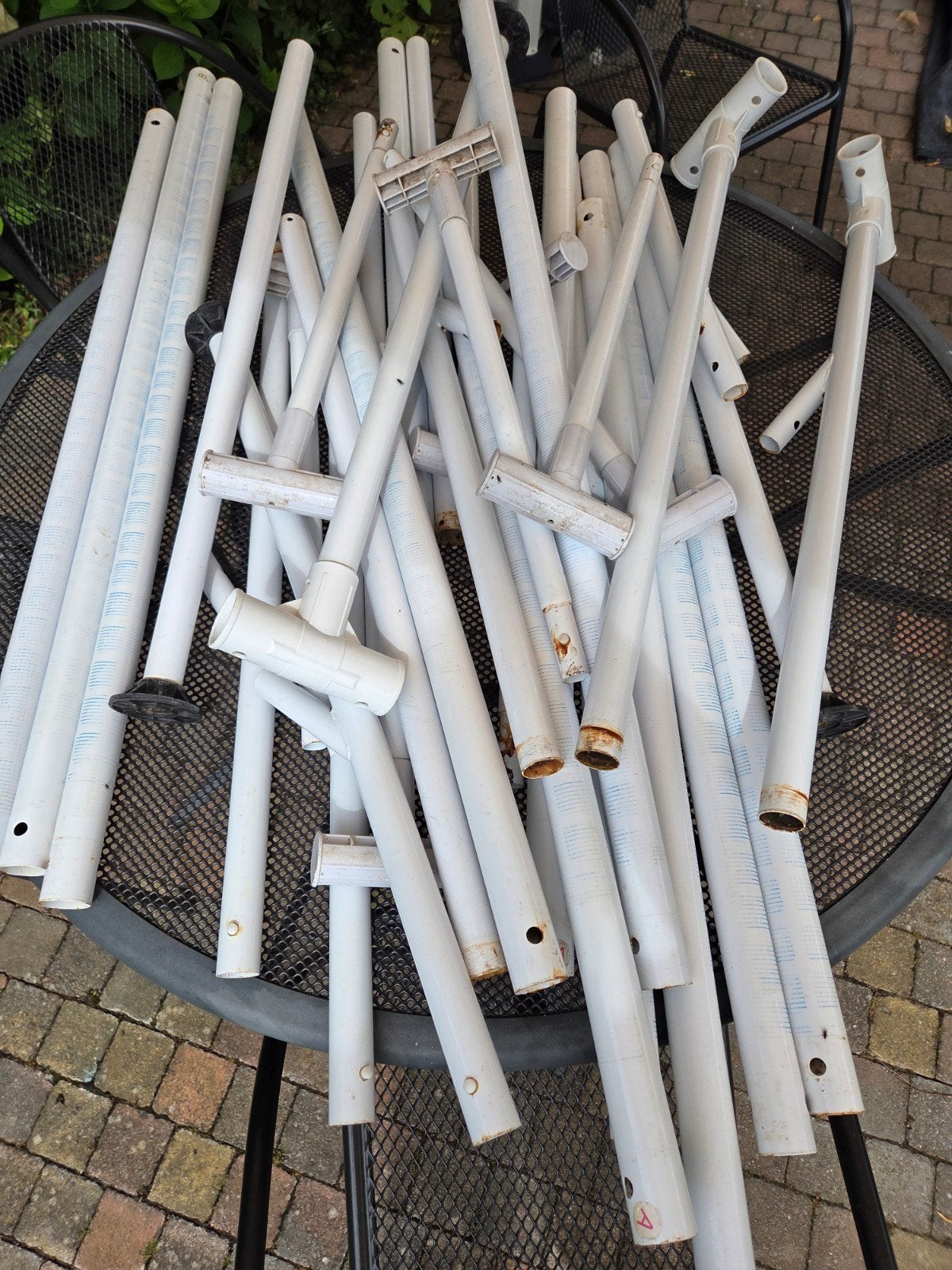 Intex zwembad onderdelen 4,5x2,2m (excl. liner), Ophalen of Verzenden, Gebruikt