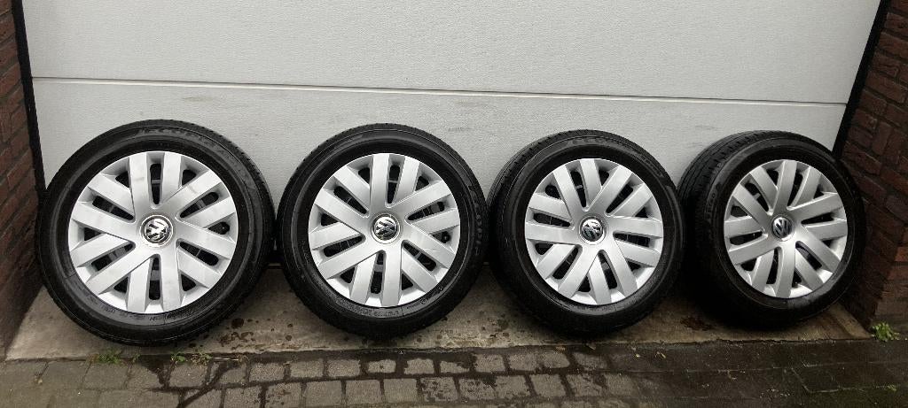 VW POLO VELGEN MET BANDEN 5 Gaats, Gebruikt, 15 inch, Band(en), Personenwagen