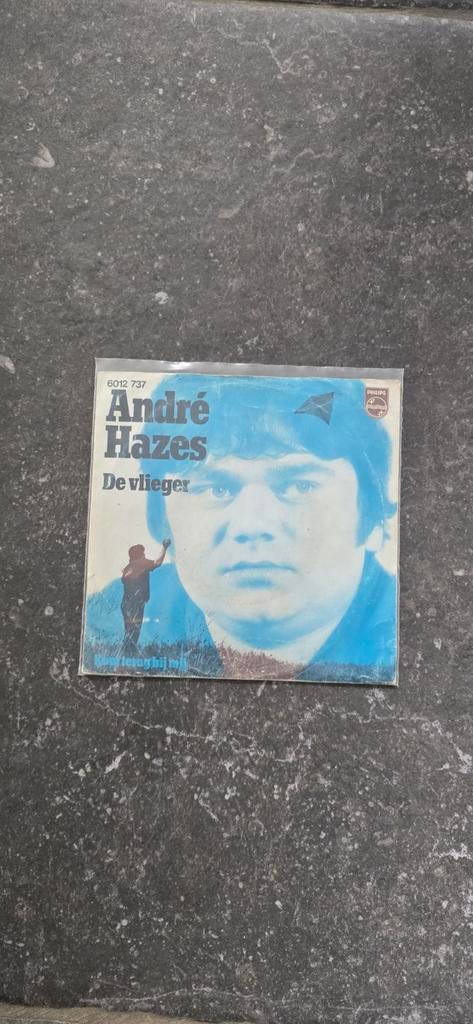 Single andre hazes de vlieger. Orgineel, Cd's en Dvd's, Vinyl Singles, Ophalen of Verzenden, Gebruikt, Nederlandstalig