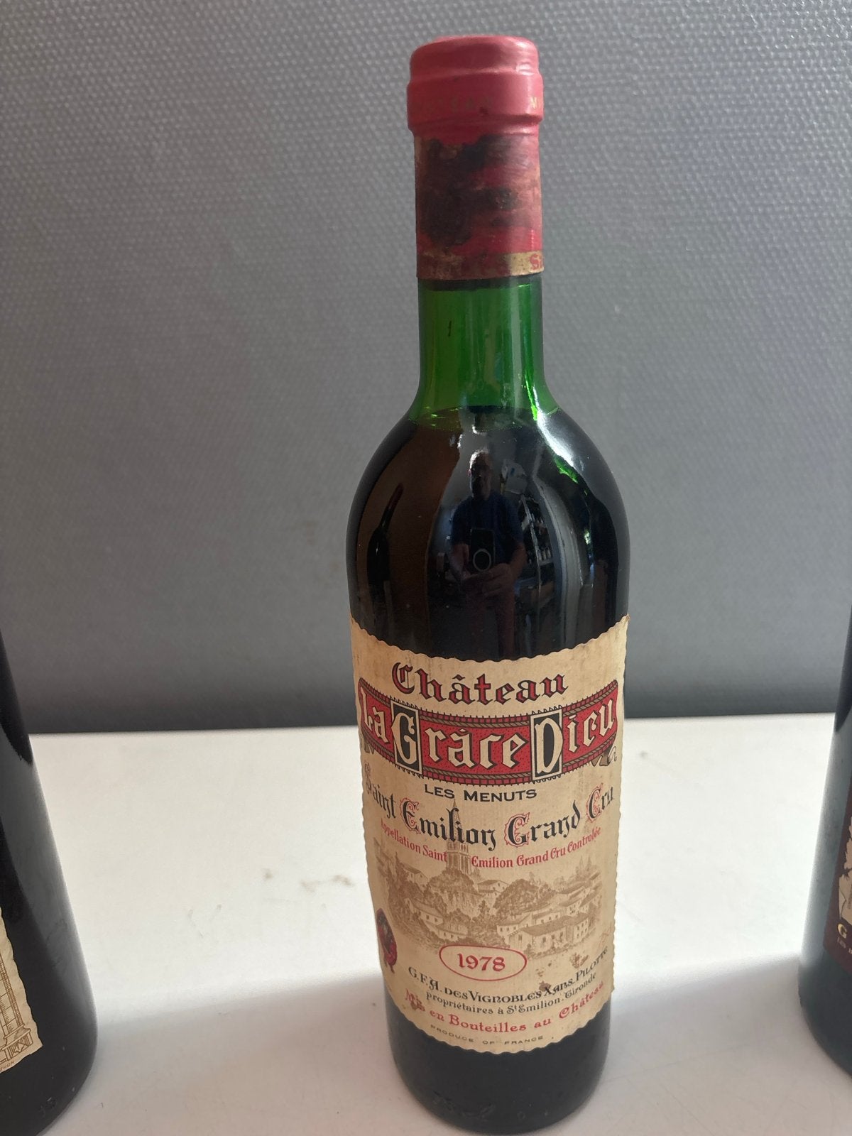 Château La Grace Dieu 1978 - Saint-Émilion Grand Cru, Ophalen of Verzenden, Gebruikt, Frankrijk, Rode wijn