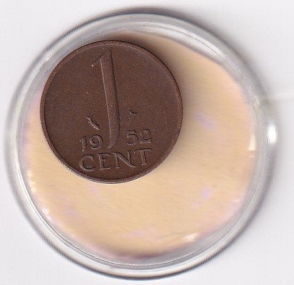 1 Cent 1952  Zeer Mooi, Postzegels en Munten, Verzenden, Koningin Juliana, 1 cent