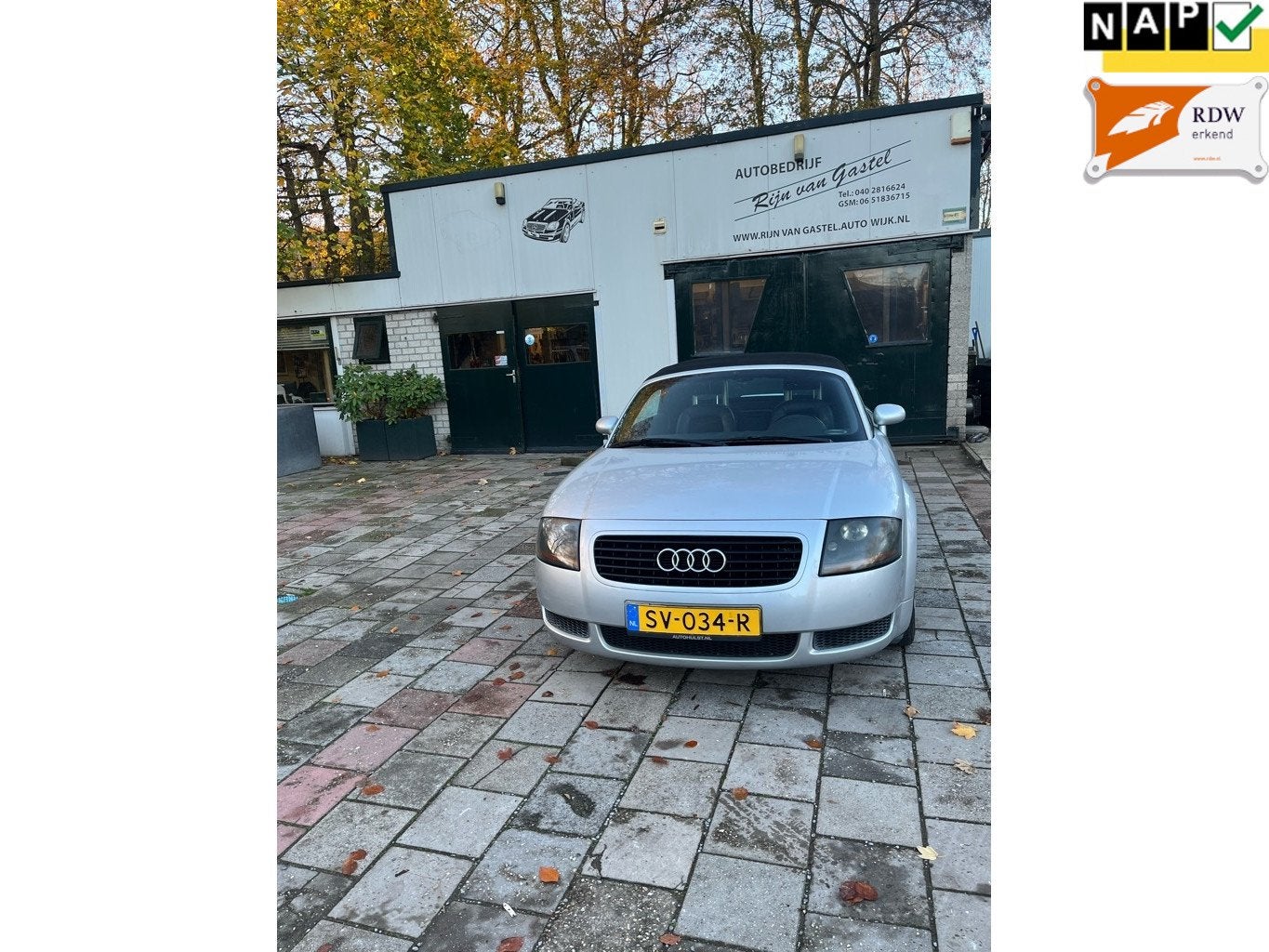Audi TT Roadster cabrio 1.8 5V Turbo (bj 2000), Auto's, Cabriolet, 10 km/l, Bedrijf, Handgeschakeld