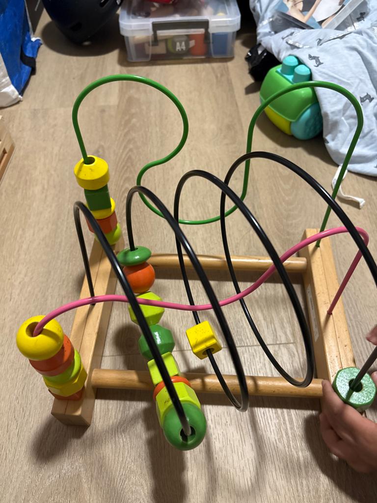 Ikea Mula Kralenspiraal - Houten Motoriek Speelgoed, Ophalen of Verzenden, Gebruikt, Overige typen