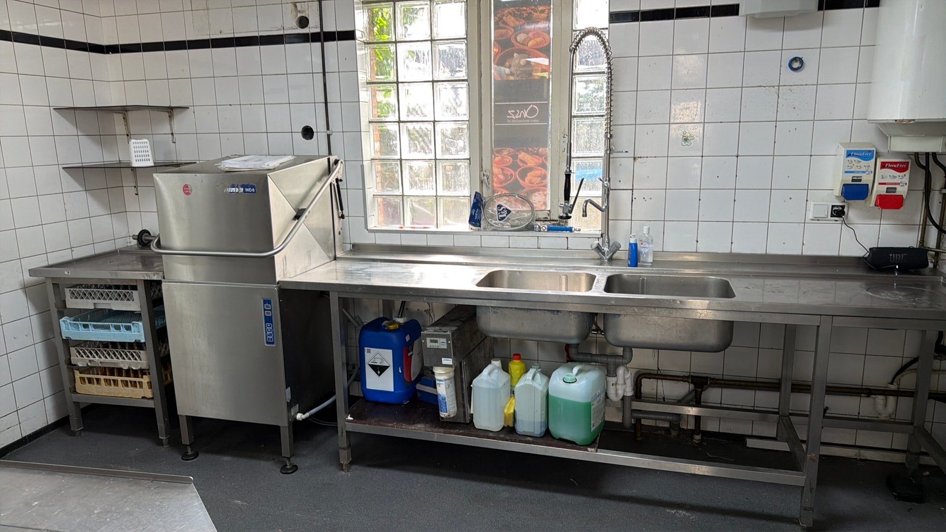 Rhima wd6 doorschuif vaatwasser, Zakelijke goederen, Horeca | Keukenapparatuur, Ophalen, Wassen en Drogen