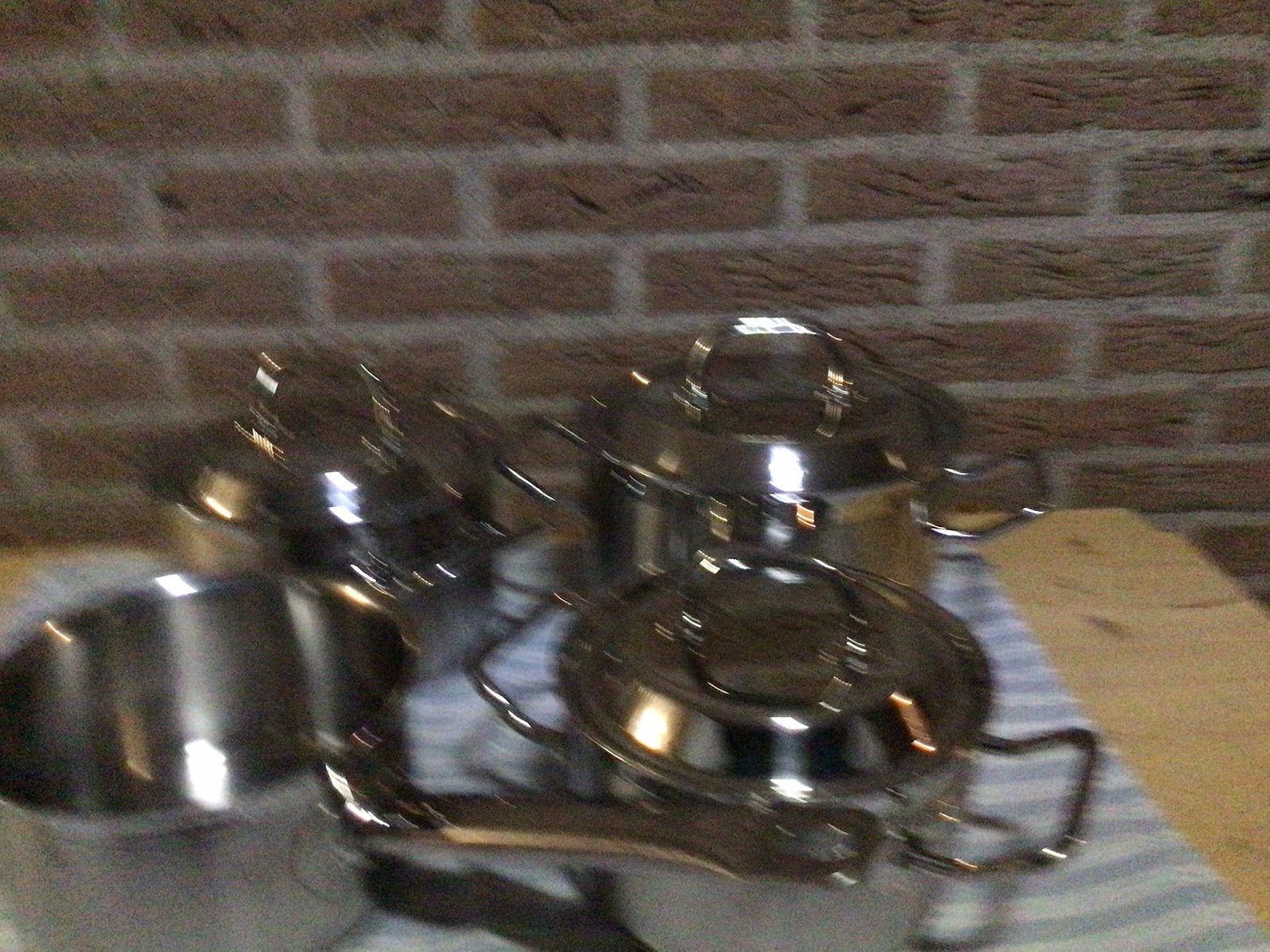 Sigg pannen 4 stuks INDUCTIE als nieuw, Ophalen of Verzenden, Zo goed als nieuw, Rvs, Pannenset