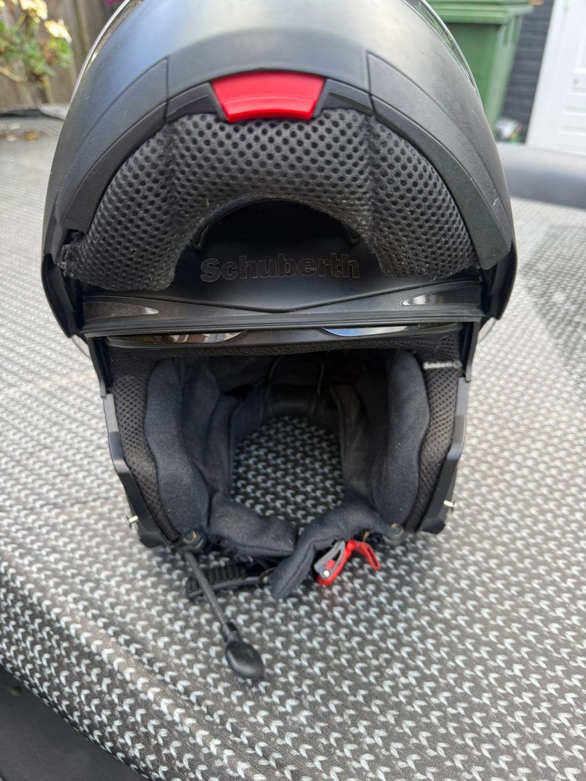 Schuberth motorhelm zwart inclusief Bluetooth, Overige merken, Systeemhelm, Heren, Ophalen of Verzenden
