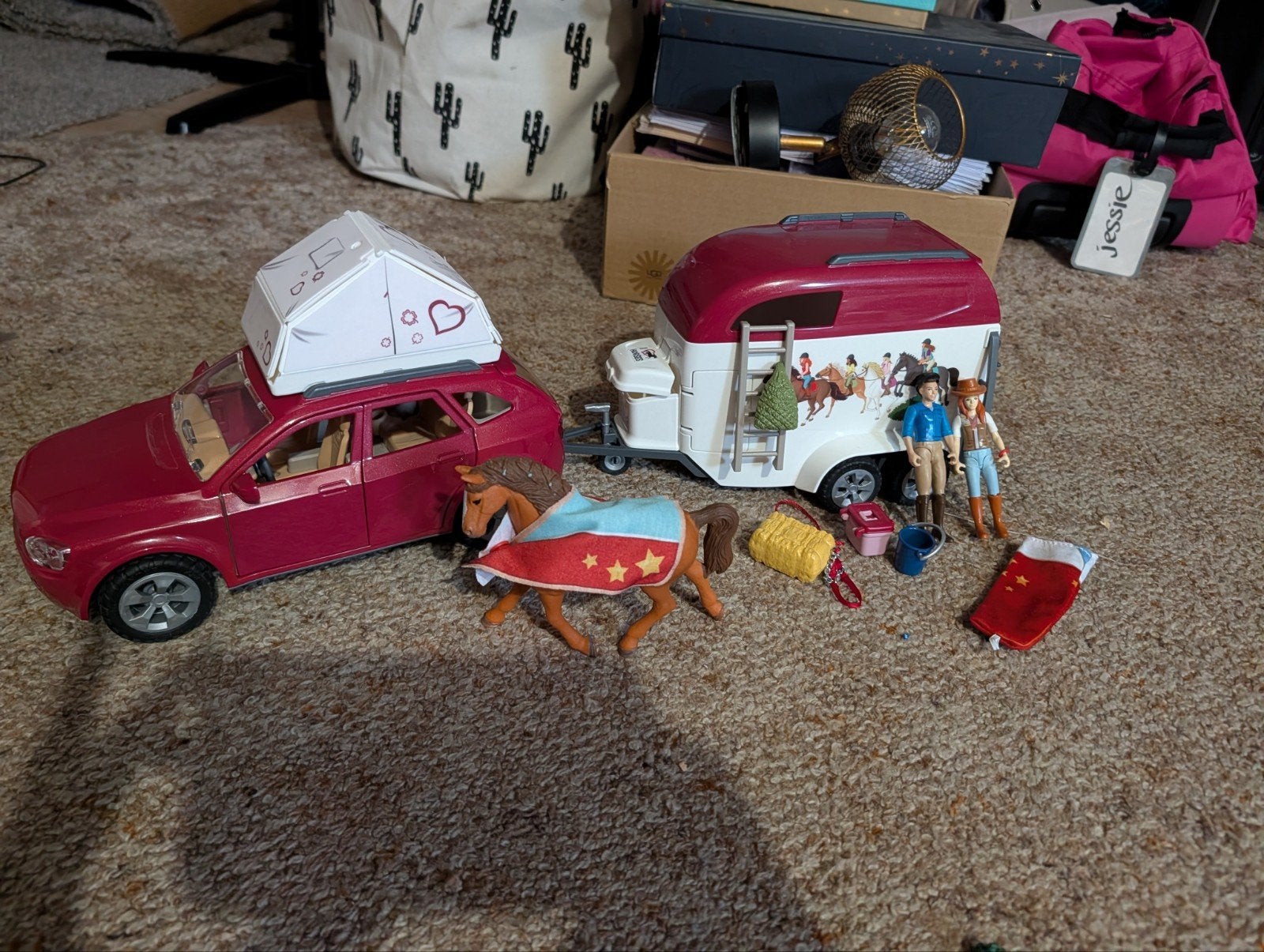Schleigh horse club auto en paardentrailer, Ophalen of Verzenden, Zo goed als nieuw