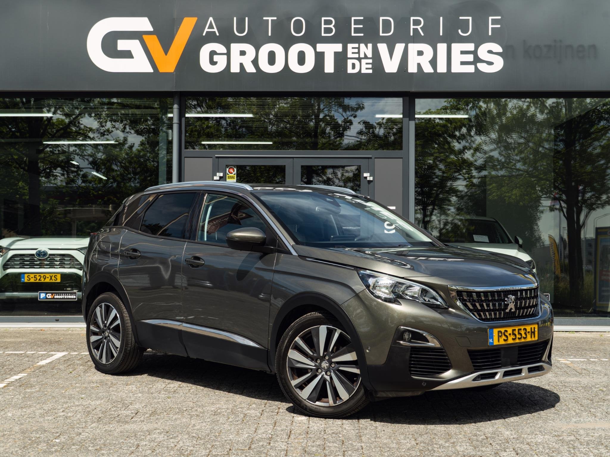 Peugeot 3008 1.2 PureTech Première, Auto's, Gebruikt, Euro 6, 1199 cc, Leder en Stof
