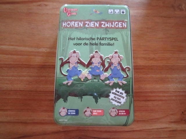 Horen-Zien-Zwijgen spel., Ophalen of Verzenden, Zo goed als nieuw