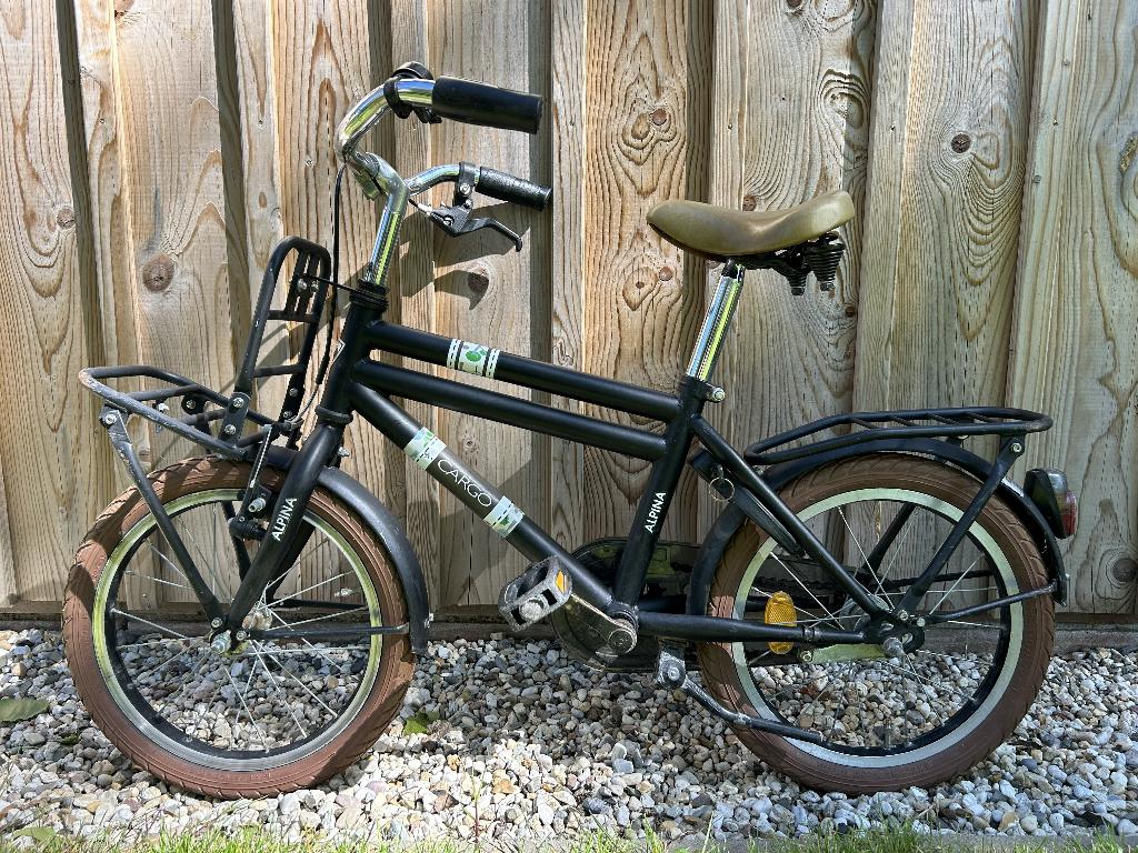 Kinder transportfiets 16 inch - Alpina Cargo, Fietsen en Brommers, Ophalen, Terugtraprem, Gebruikt, Handrem