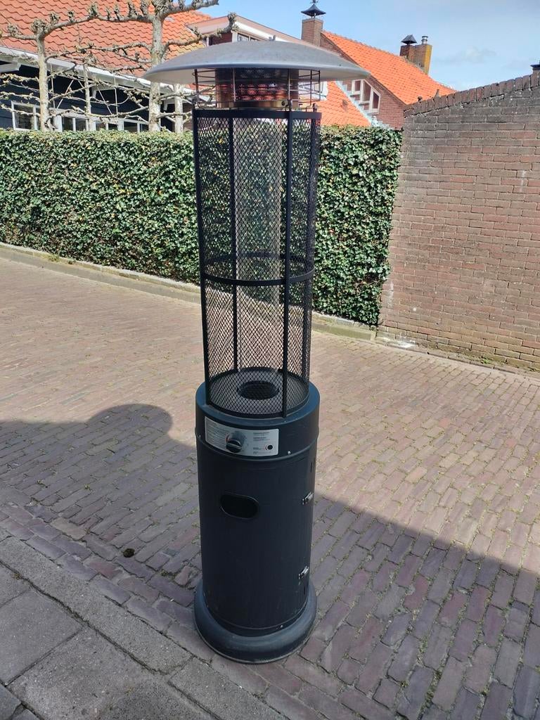 Terraskachel gas met vlam - Sfeervolle buitenverwarming, Ophalen, Gebruikt, Gas, Vloer