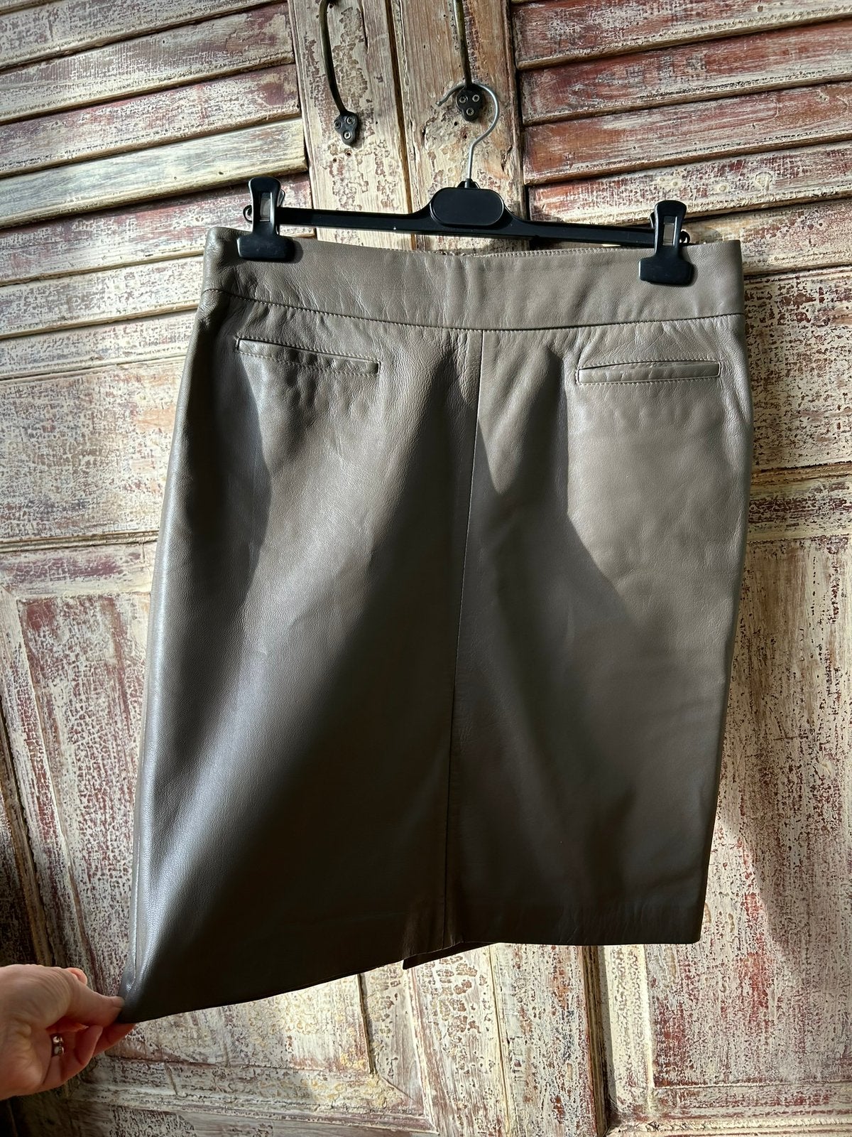 Arma schapenleren rok maat 40 echt leer taupe, Kleding | Dames, Maat 38/40 (M), Bruin, Ophalen of Verzenden, Zo goed als nieuw