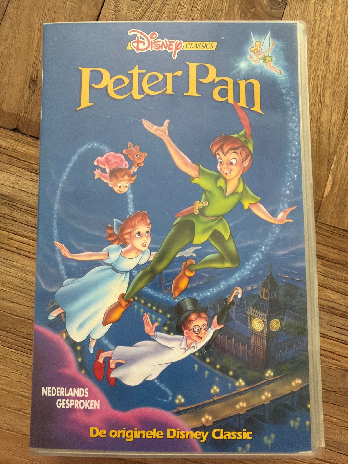 Peter Pan VHS - De originele Disney Classic (Nederlands), Cd's en Dvd's, Nederlands ondertiteld, Gebruikt, Alle leeftijden, Kinderfilm