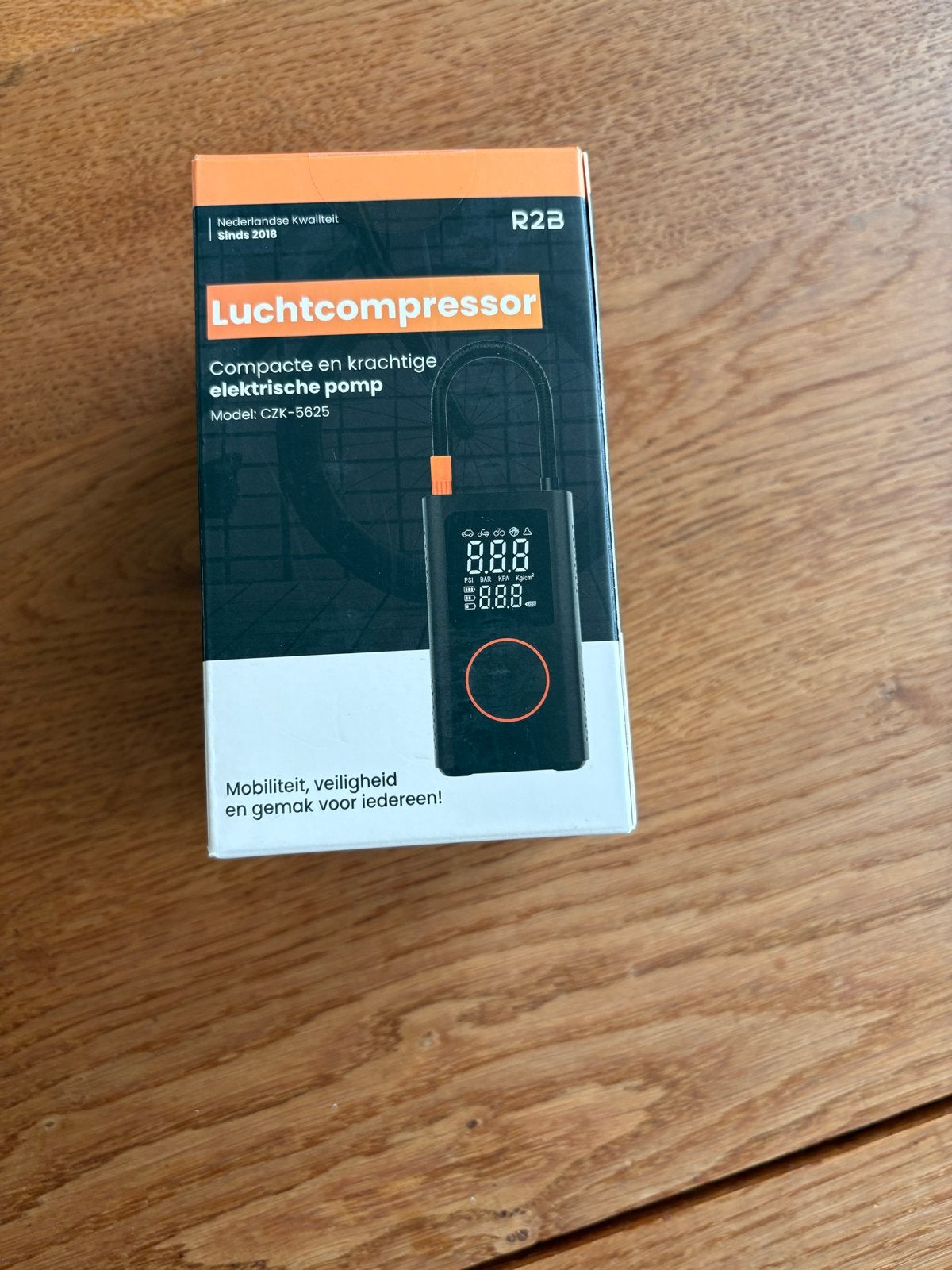 R2B Compacte en Krachtige Elektrische Luchtcompressor, Ophalen, Nieuw, Mobiel