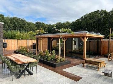 Berging, Tuinhuis, Overkapping, MAATWERK, Ophalen of Verzenden, Nieuw, Hout, Overige typen