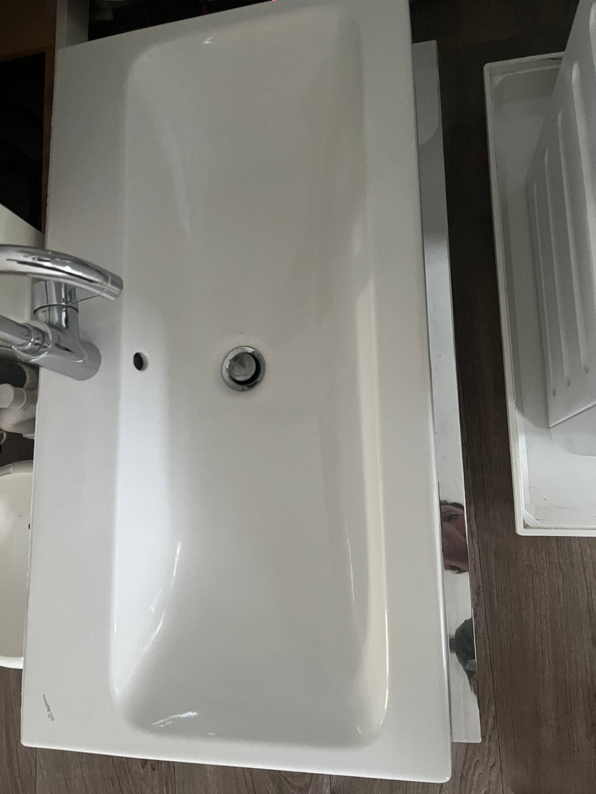 Wasbak, Huis en Inrichting, Ophalen, 50 tot 100 cm, Zo goed als nieuw, Minder dan 100 cm