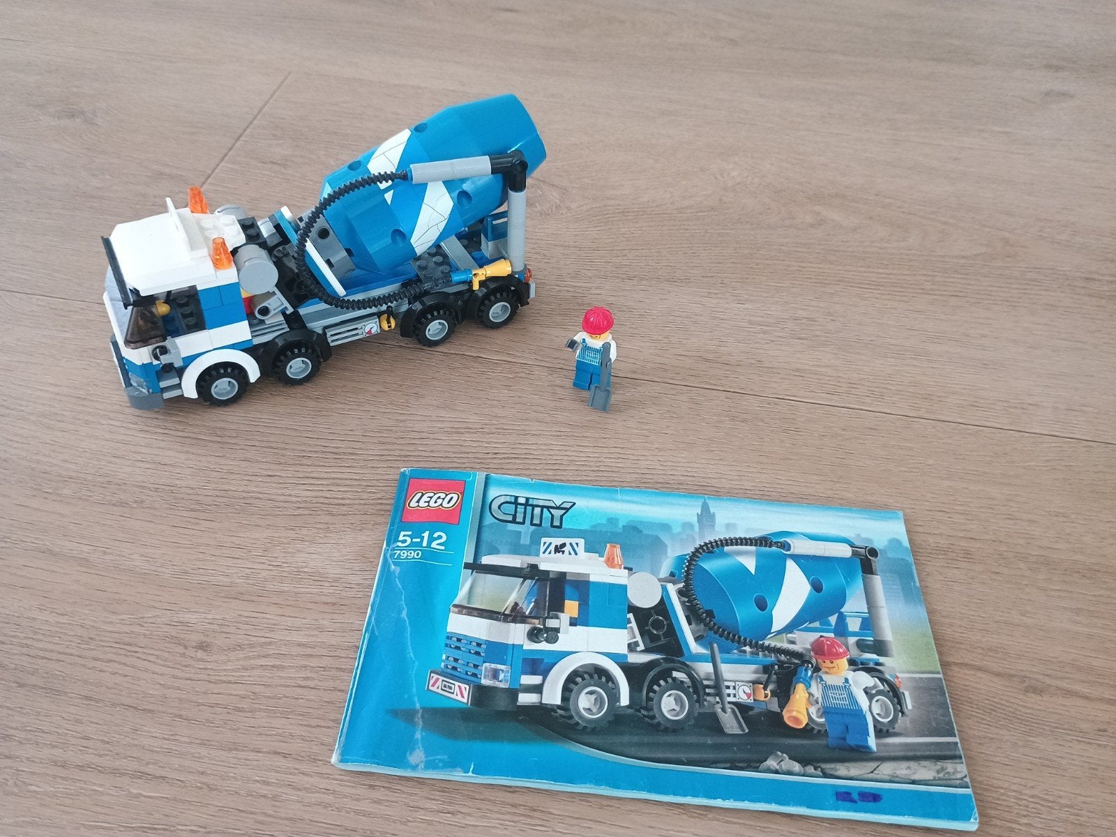 Lego City Betonwagen met instructieboekje, Lego, Ophalen of Verzenden, Inclusief instructies, Complete set