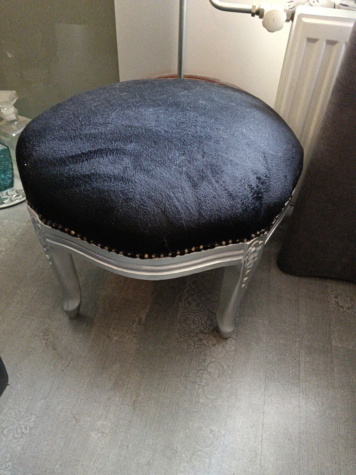 Barrok poef, Ophalen, Minder dan 50 cm, Rond, Minder dan 50 cm