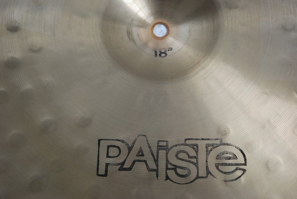 Paiste Sound creation dark ride bekken 1988gr 18 inch, Gebruikt, ., Drums of Percussie, Ophalen of Verzenden