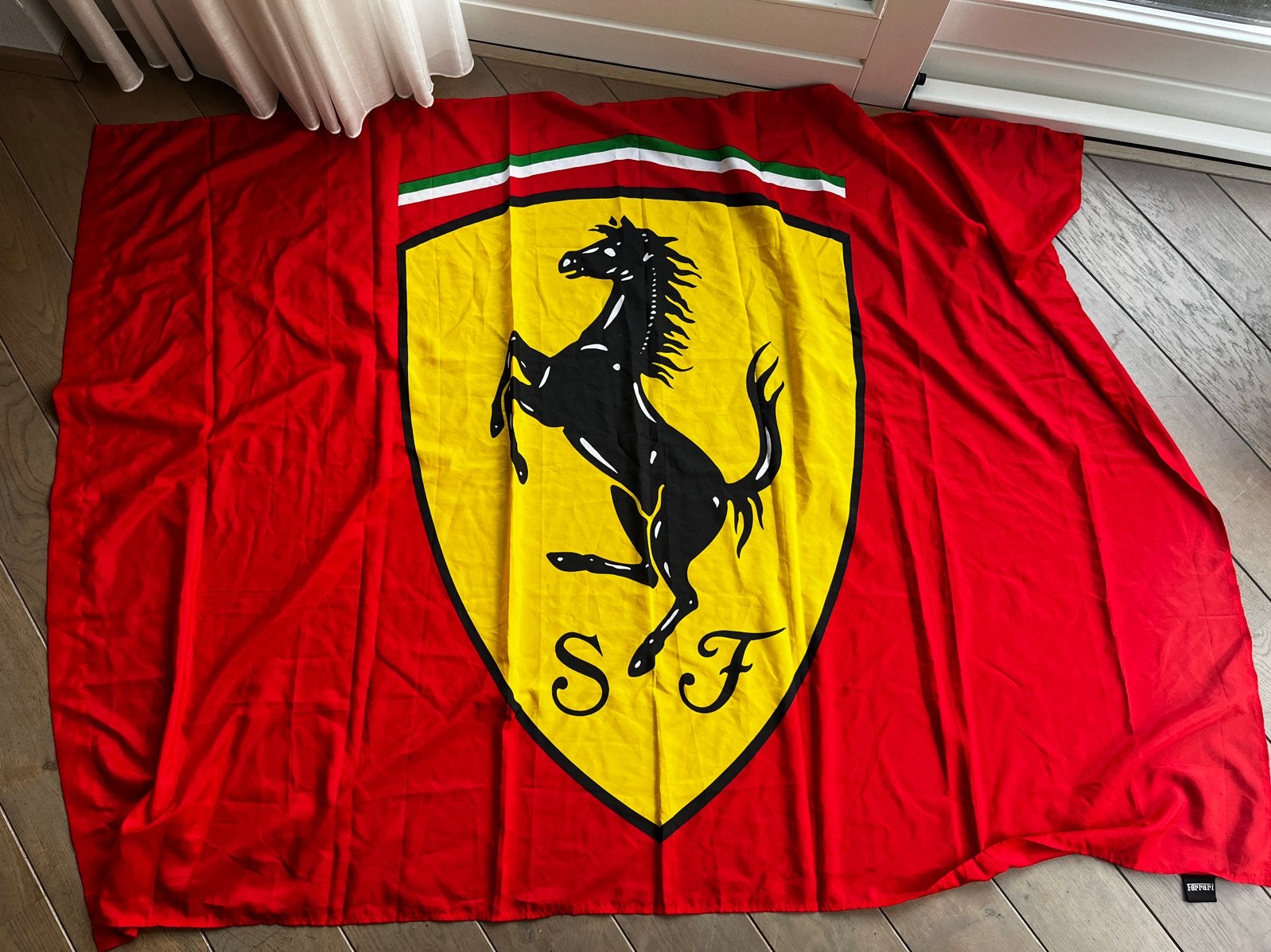 Ferrari vlag Officiele, Ophalen of Verzenden, Zo goed als nieuw