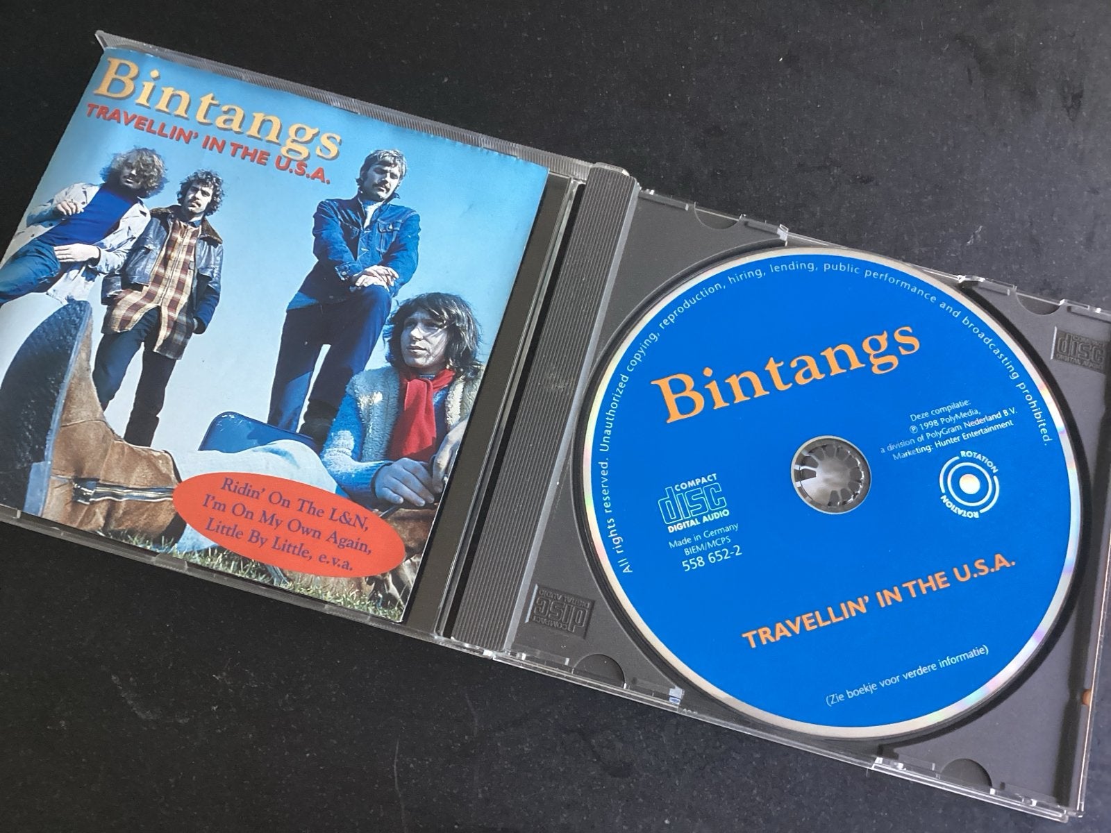 Bintangs - Travellin' In The U.S.A. CD (Rock, Blues Rock), Gebruikt, Blues Rock, Ophalen of Verzenden, Inclusief doosje