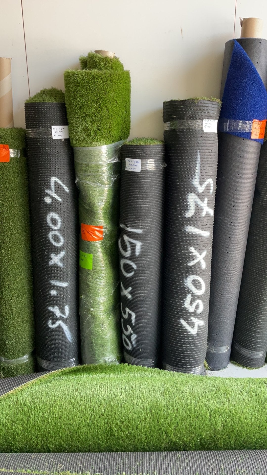 Kunstgras 1.50 x 5.50 40mm, Ophalen, Nieuw, Minder dan 10 m², Kunstgras