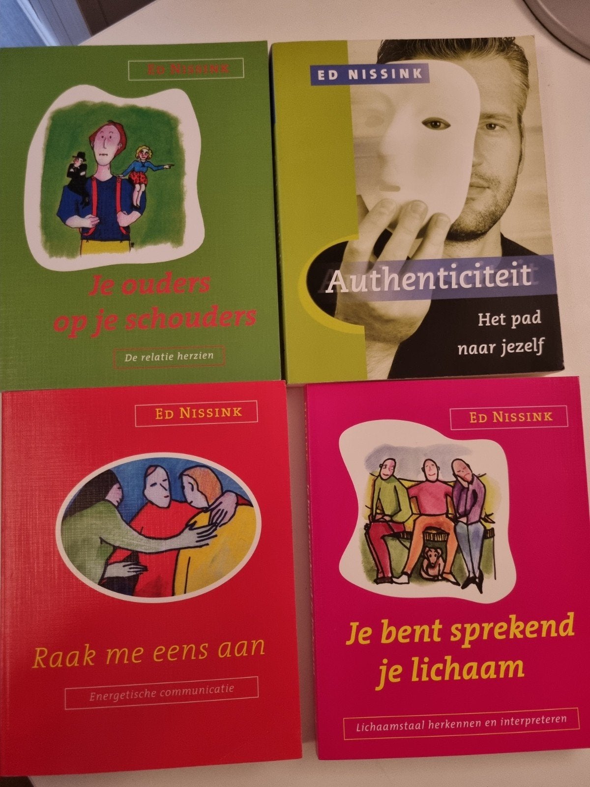 Ed Nissink: Authenticiteit, Je ouders, Raak me eens aan, Boeken, Ophalen of Verzenden, Zo goed als nieuw, Klinische psychologie