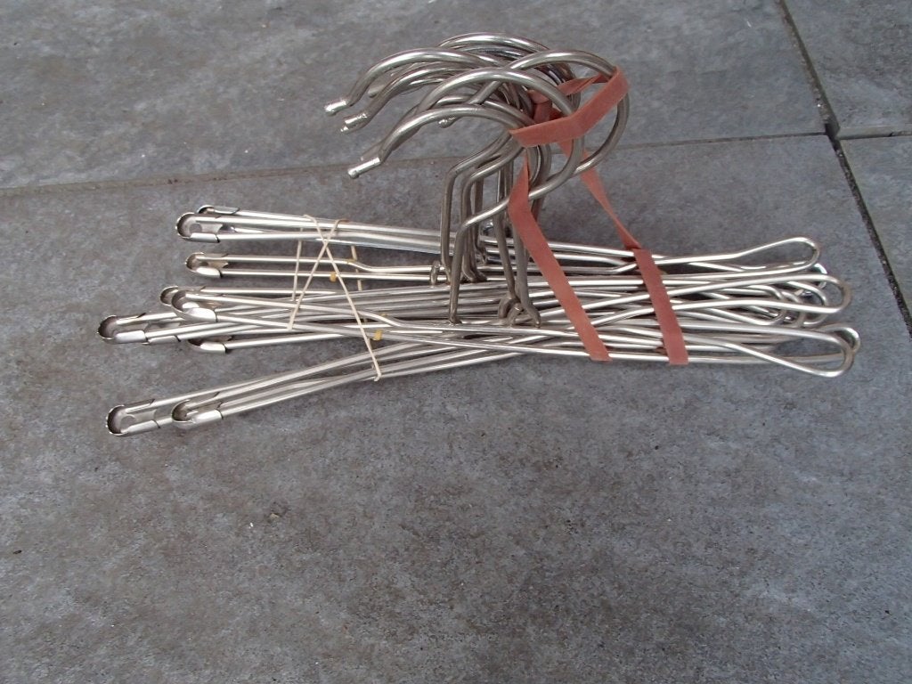 SPELDKLEMHANGERS  34/36 CM, Ophalen of Verzenden, Zo goed als nieuw, Metaal, Kinderen en Volwassenen