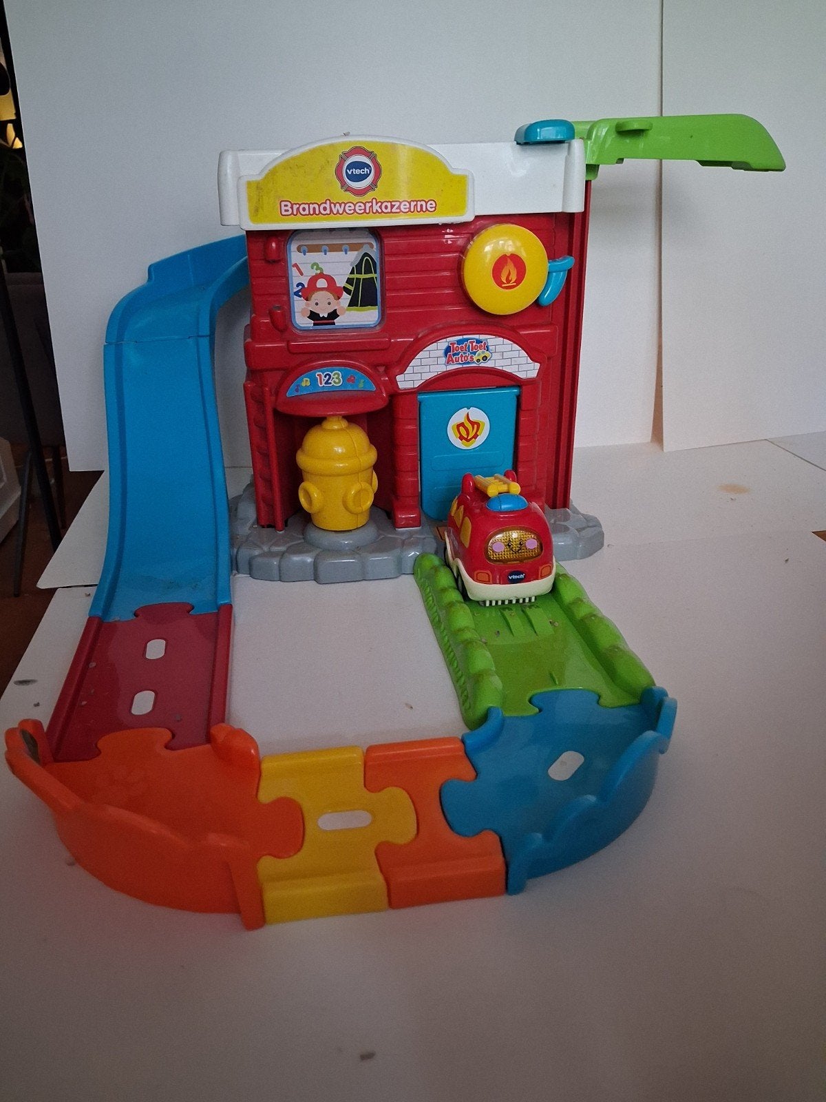 VTech Toet Toet Auto's Brandweerkazerne met Brandweerauto, Ophalen of Verzenden, Jongen of Meisje