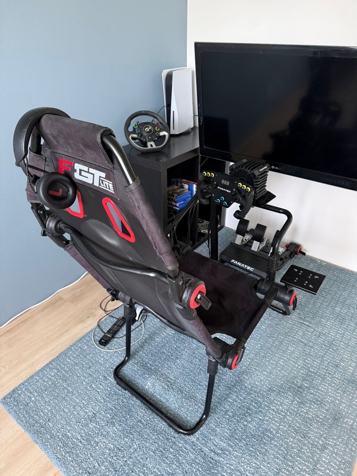 Next Level Racing FGT-Lite Simrace Stoel, Ophalen, Racestoel, Gebruikt, Verstelbaar