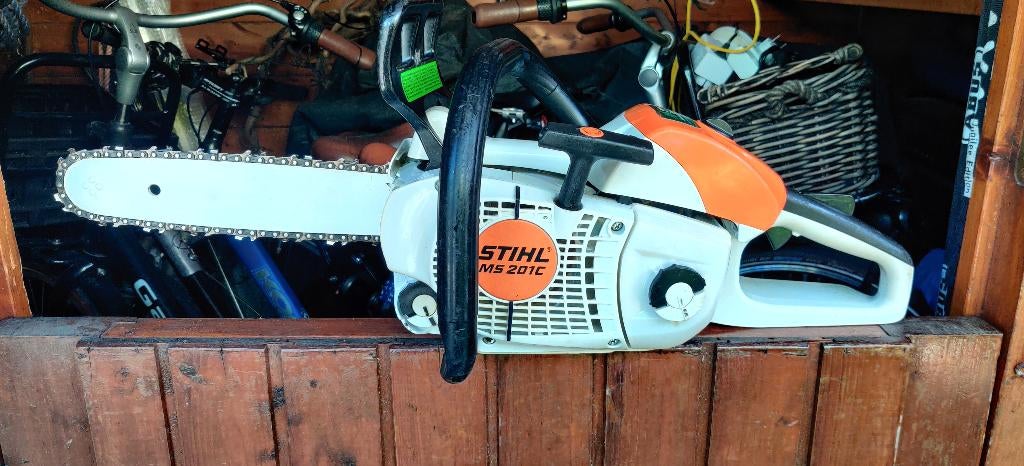 Stihl Ms201c-m kettingzaag MS 201 van 2020, Tuin en Terras, Hand-tuingereedschap, Ophalen