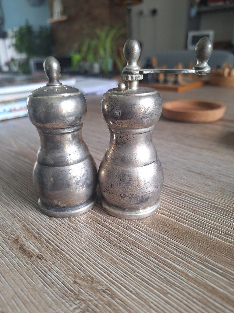 Antiek peper en zout stel 2x, Ophalen
