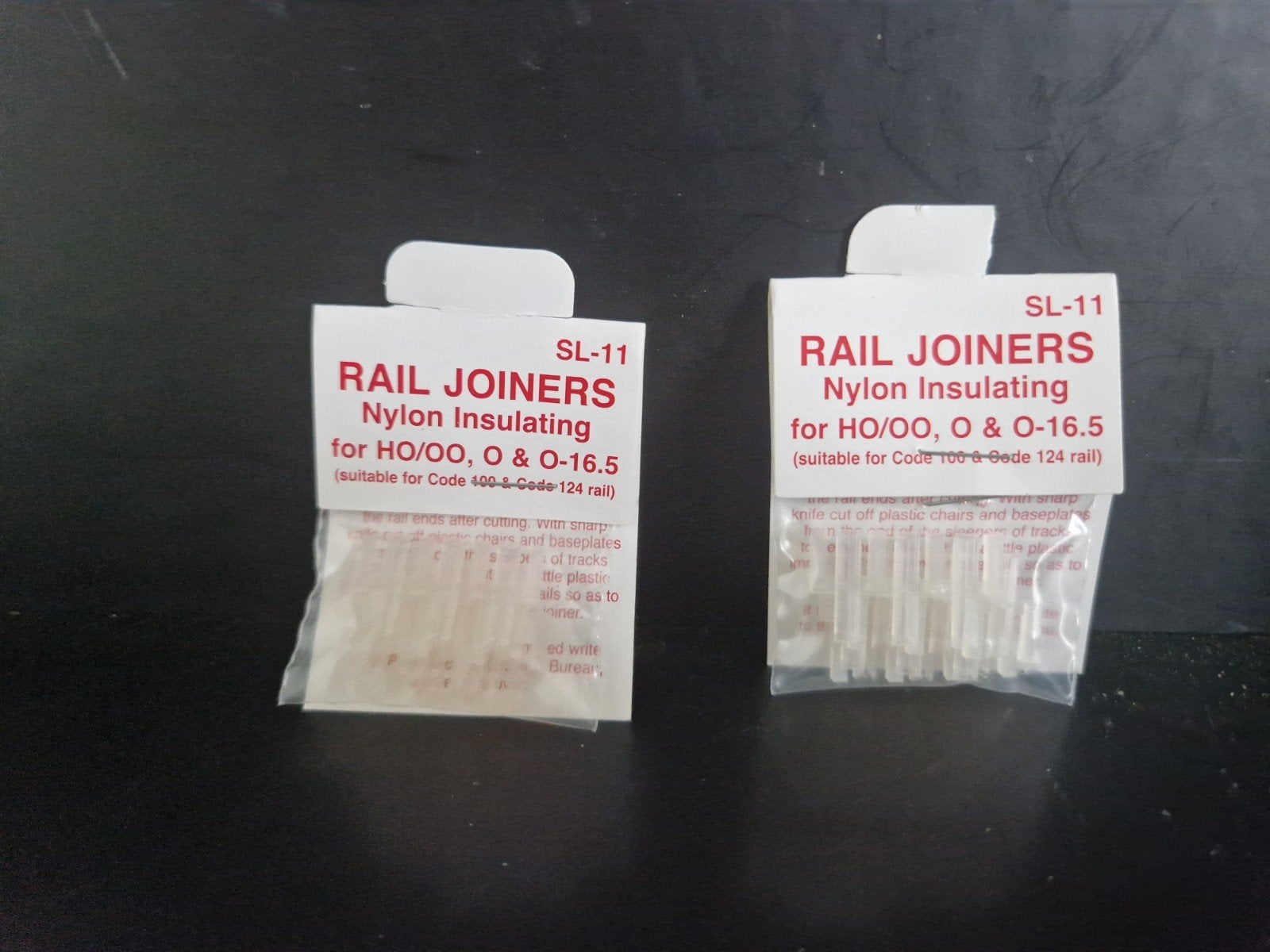 Nylon Isolerende Railverbinders voor HO/OO, O & O-16.5, Ophalen of Verzenden