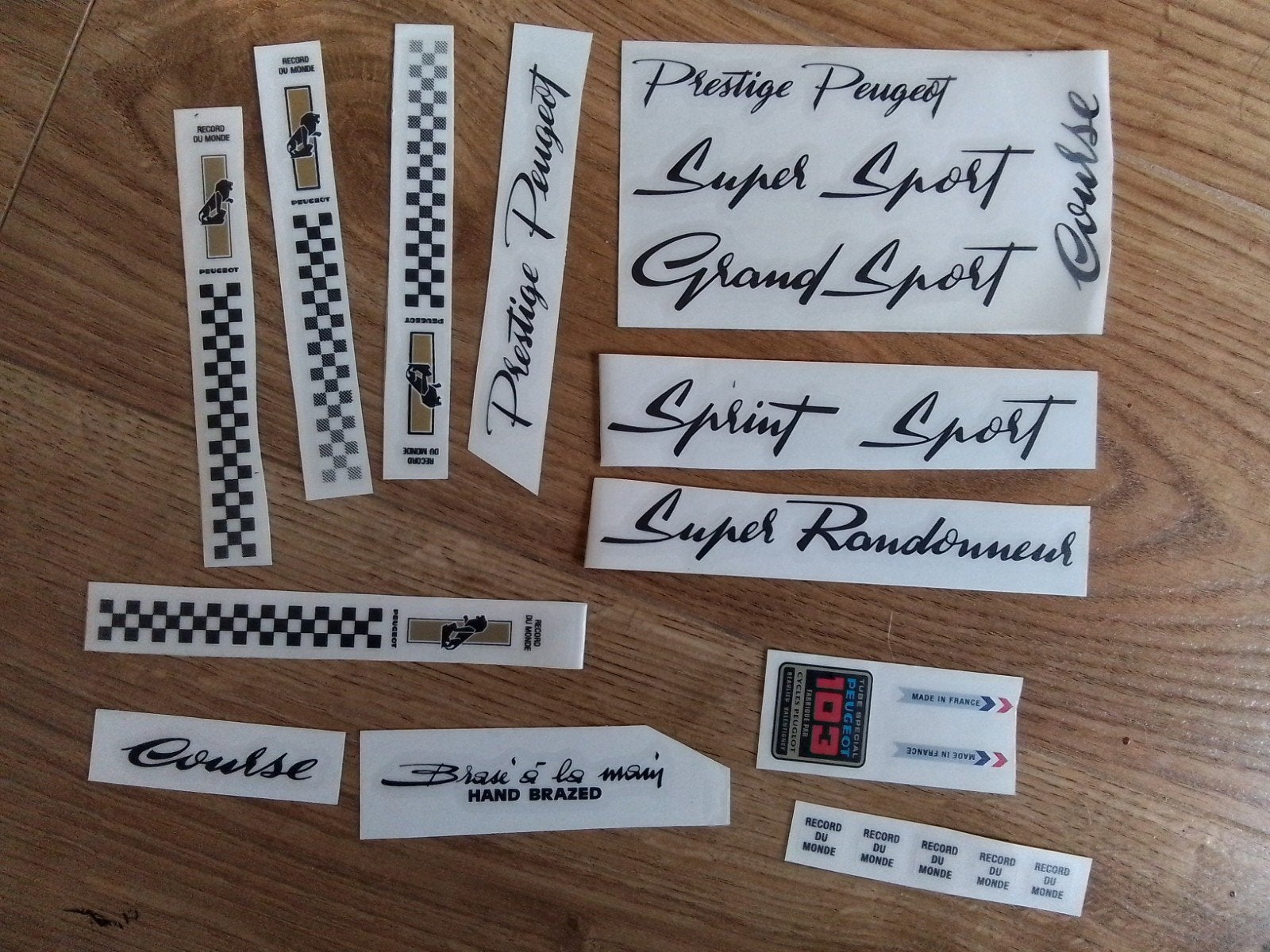 Peugeot racefiets decals - jaren 80  Diverse modellen, Overige typen, Nieuw, Ophalen of Verzenden, Racefiets