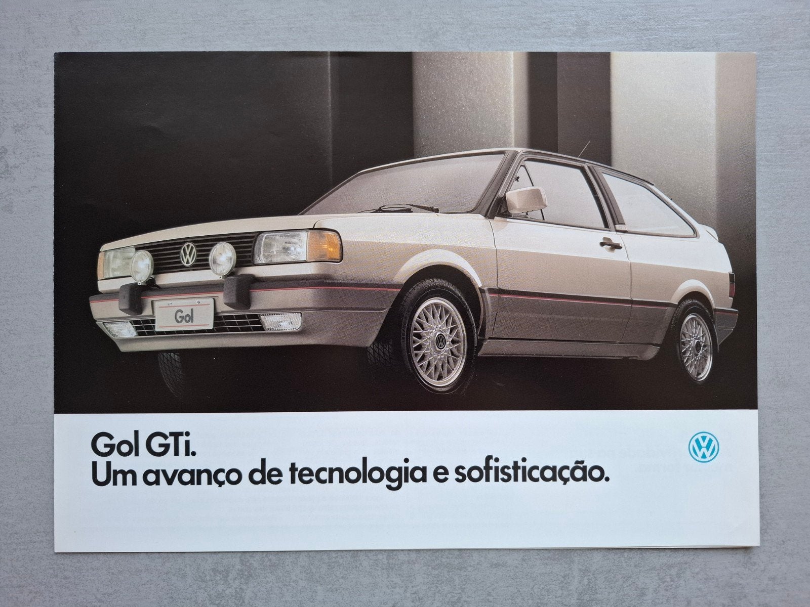 Braziliaanse Volkswagen Gol GTi folder - 1992, Ophalen of Verzenden, Zo goed als nieuw, Volkswagen