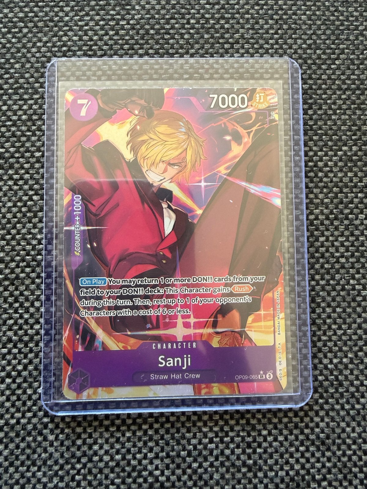 One Piece OP09-065 Sanji Alt Art, Ophalen of Verzenden, Nieuw, Losse kaart