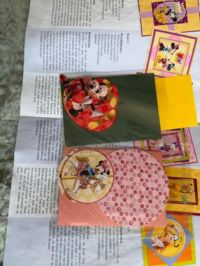 Diverse Plaatjes voor Kaarten Maken - Disney, Kerst & Meer, Ophalen of Verzenden, Nieuw, Disney, Knipvel