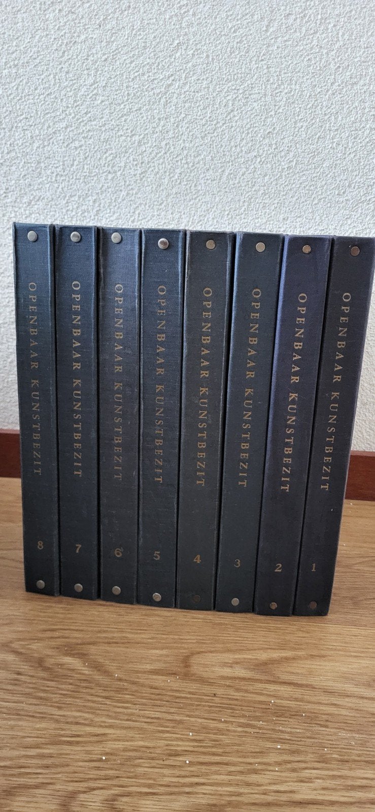 Openbaar Kunstbezit - Complete set van 8 boeken, Ophalen, Gelezen, Overige onderwerpen