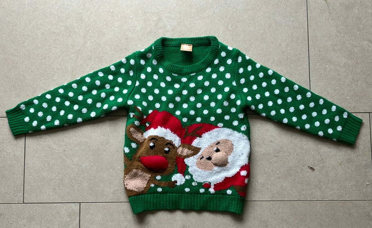 Kersttrui, Ophalen of Verzenden, Zo goed als nieuw, Jongen of Meisje, Trui of Vest