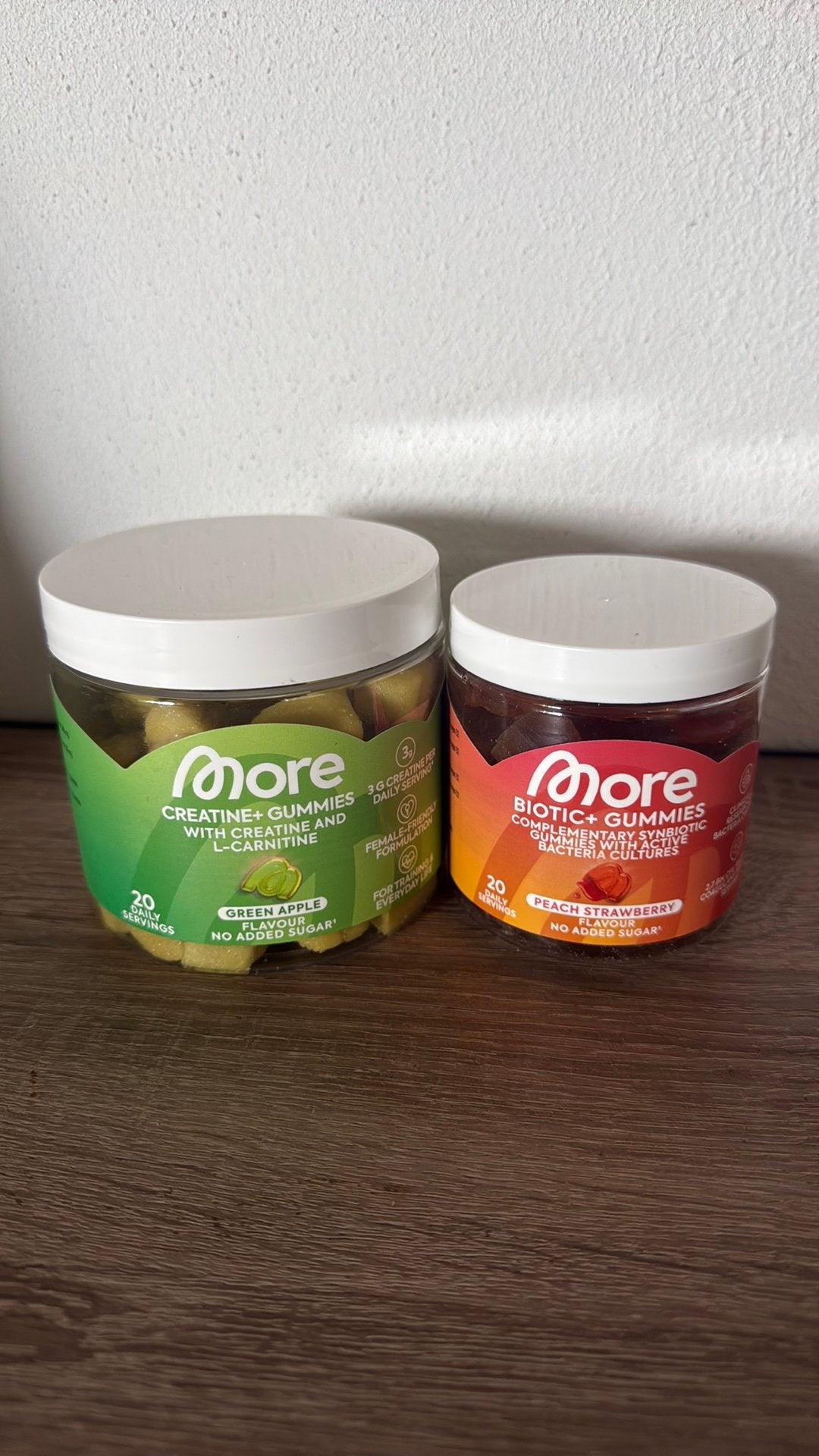 Creatine & biotic gummies More Nutrition, Ophalen of Verzenden, Zo goed als nieuw, Overige typen