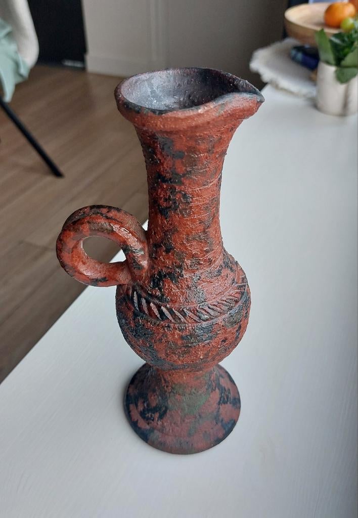 Vintage Fat Lava Vaas - Potterie Steenenkop, Antiek en Kunst, Ophalen of Verzenden