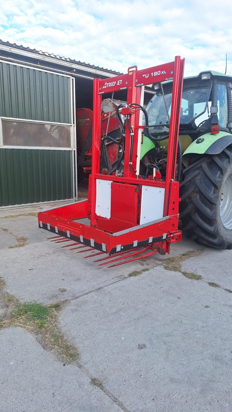Triolet TU 180 XL voerbak - Goede staat, Ophalen of Verzenden, Veehouderij, Voertechniek