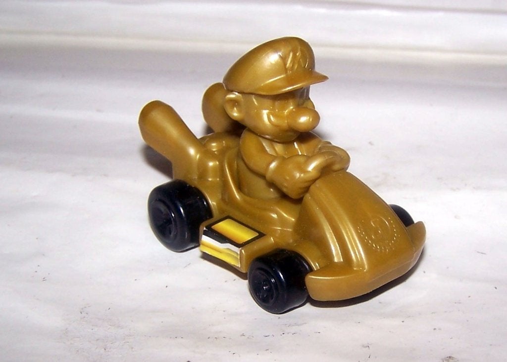 Vintage McDonald Mario Kart figuurtje. Nwst., Verzamelen, Ophalen of Verzenden, Zo goed als nieuw