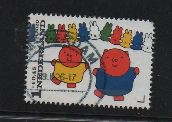 ‹(•¿•)› nl k0727 kinderzegel 2020, Ophalen of Verzenden, Na 1940, Gestempeld
