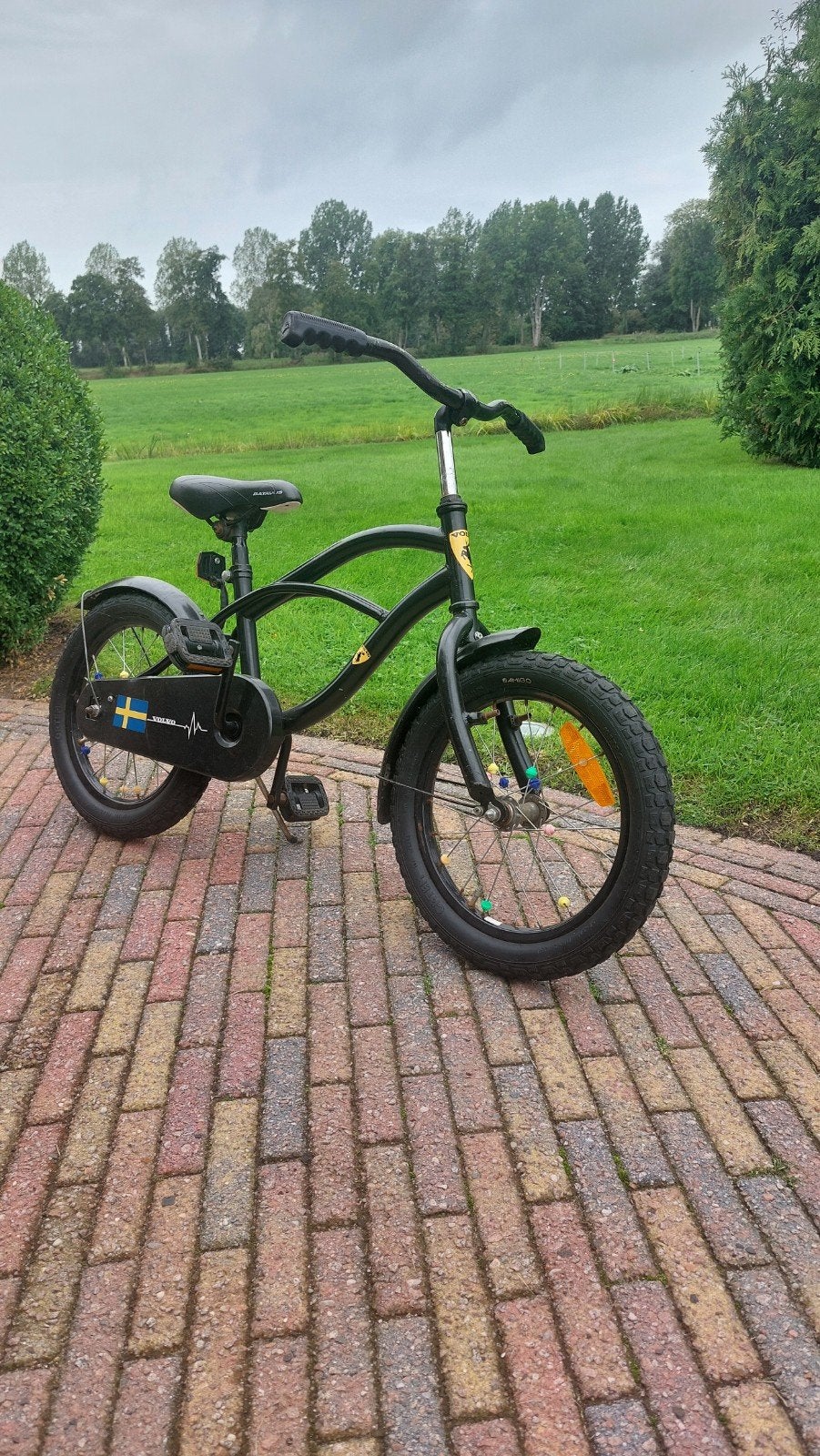 16 inch kinderfiets, Fietsen en Brommers, Ophalen, Terugtraprem, Zijwieltjes, 16 tot 20 inch